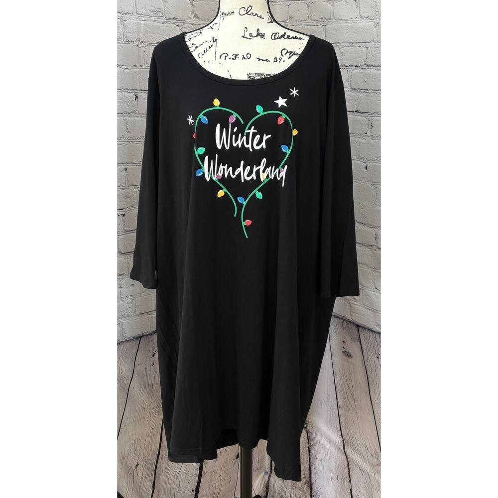 NEW Avenue Body Women’s Winter Wonderland Sleep Shirt (Size 26/28)